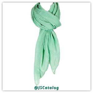 MINT CHIFFON WOMEN SCARF